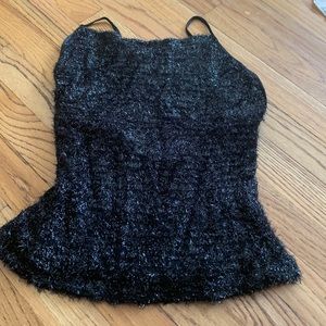 Black fancy tank top
